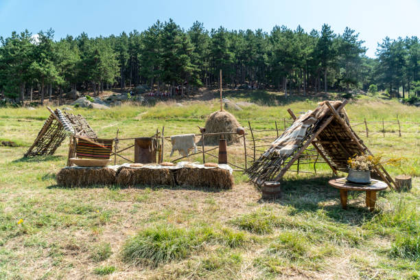 istock Countryside sceen near a hill in the forest 1163761041