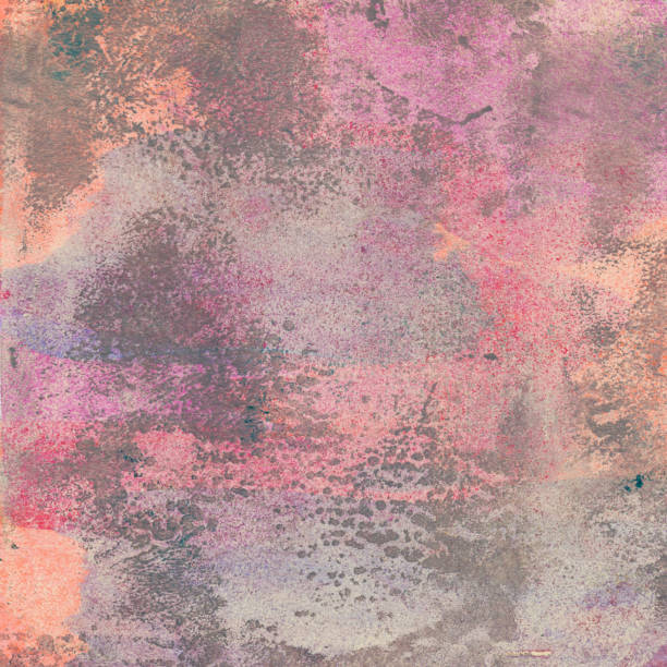 istock Pastel grungy pink hand painted background 1163765342