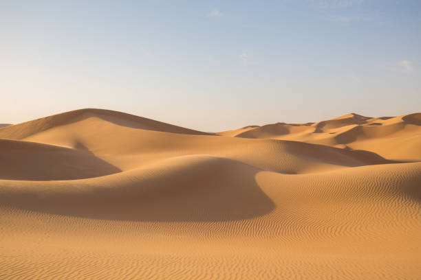 Eau. Paisagem do deserto - foto de acervo