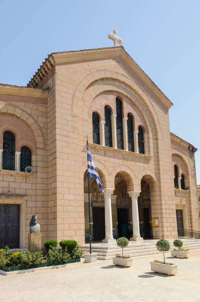 istock Outside a Greek Orthodox Church 1163772410
