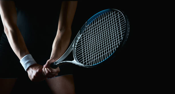 Tennis player stock photo