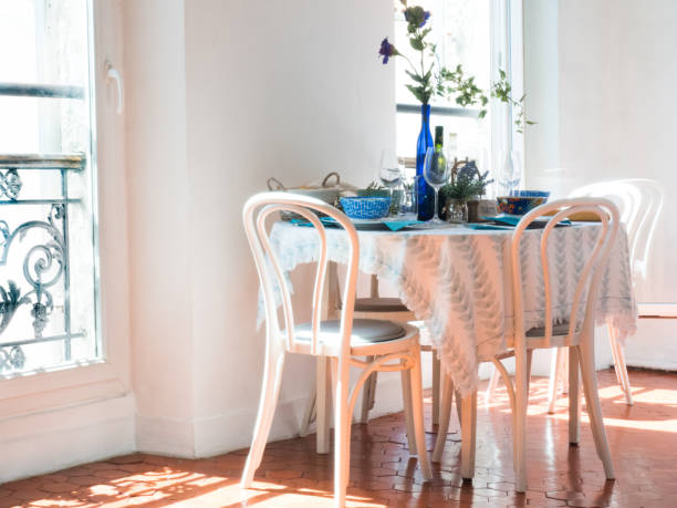 istock Dining table in French Apartment 1163773537