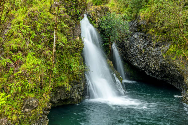 Scenic Oheo Gulch (also known as Seven Sacred Pools) vista on Maui, Hawaii