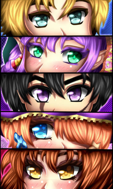 Maquillaje De Ojos De Anime - Banco de fotos e imágenes de stock - iStock Maquillaje De Ojos De Anime - Banco de fotos e imágenes de stock - iStock