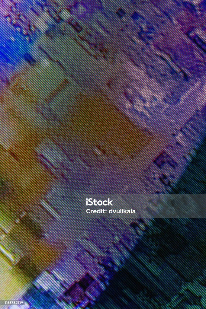Abstract Digital Design Backdrop With Tv Glitch Error Stock Photo ...