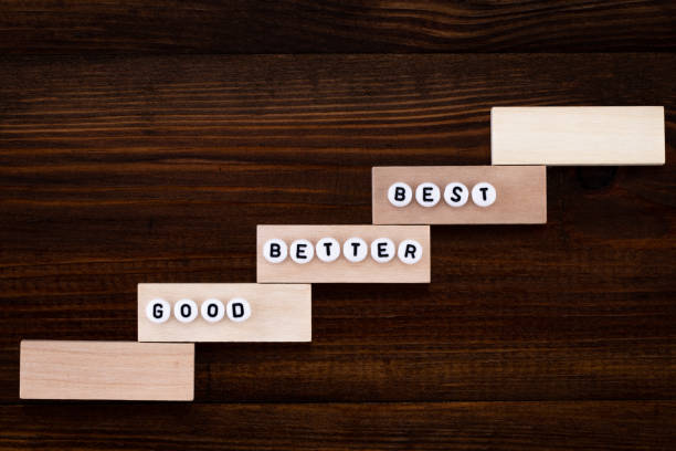 istock Good - Better - Best. On the wooden background 1163784211