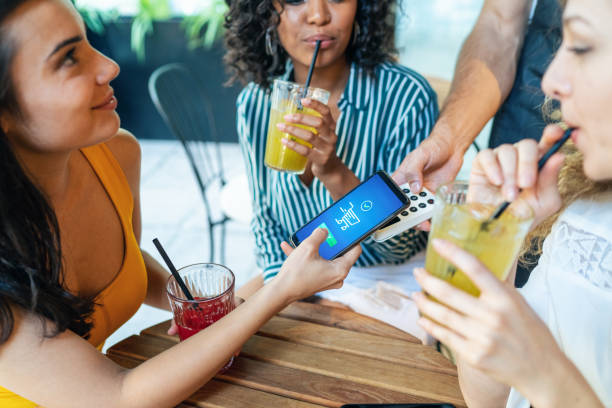 istock Contactless payment with smartphone 1163785513