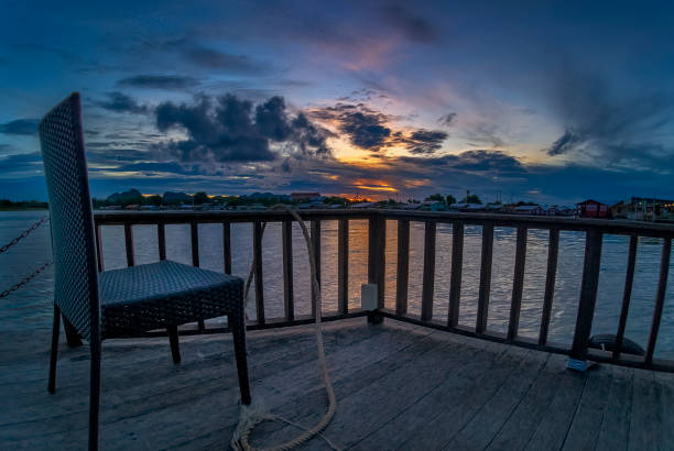 istock Beautiful Sunset from Kanchanaburi, Thailand. 1163786547