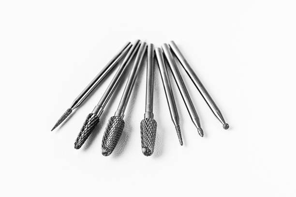 istock Dental drill. Carbide burs - Dental equipment. 1163796553
