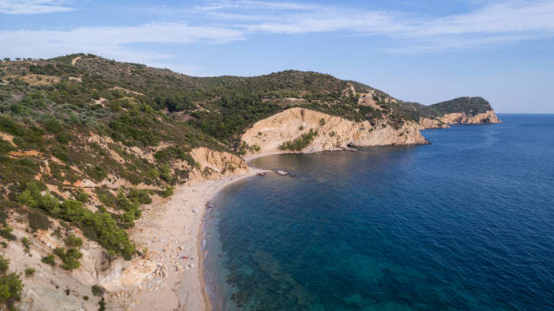 istock wild beach in Thassos island 1163803710