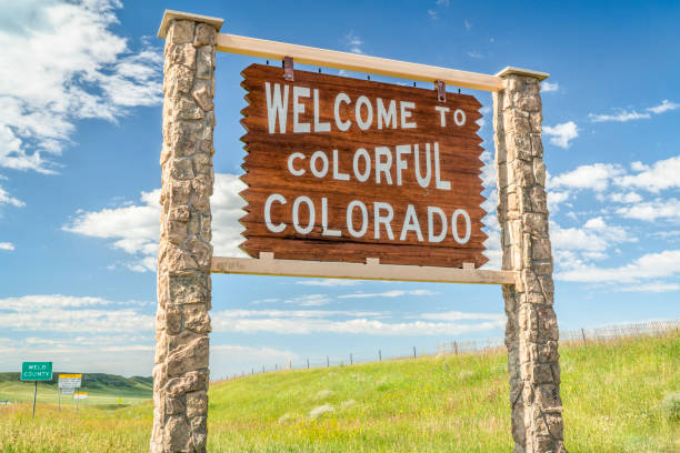 istock welcome to Colorado roadside sign 1163804364