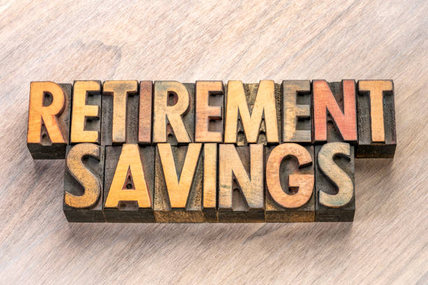 istock retirement savings word abstract in letterpress wood type 1163804462