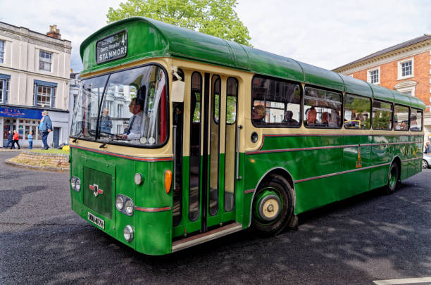 Leyland Panther UOU 417H on Vintage Bus Event in Winchester, Hampshire, United Kingdom. Photo taken on 6th May 2019.