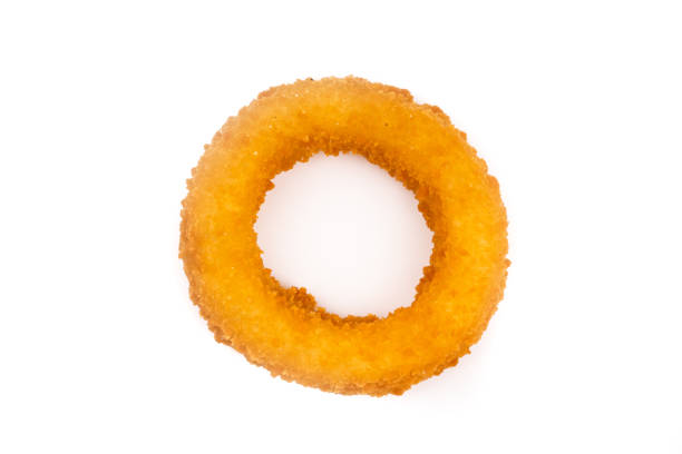 fried onion rings on white background delicious fried onion rings on white background fried onion rings stock pictures, royalty-free photos & images