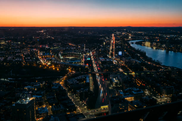 istock Top View of Boston - Massachusetts -USA 1163819549