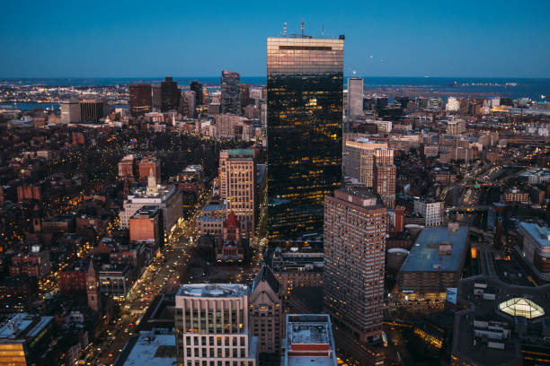 istock Top View of Boston - Massachusetts -USA 1163819699