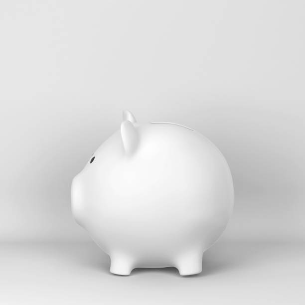 istock Ceramic piggy bank for saving money 1163828545