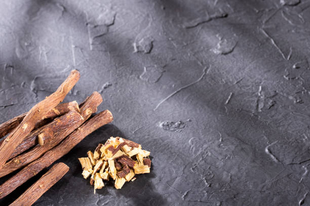 istock Glycyrrhiza glabra - Licorice Stems. 1163832044