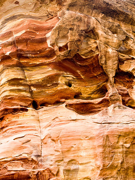 istock Background wall of passage in Petra, Jordan 116383402