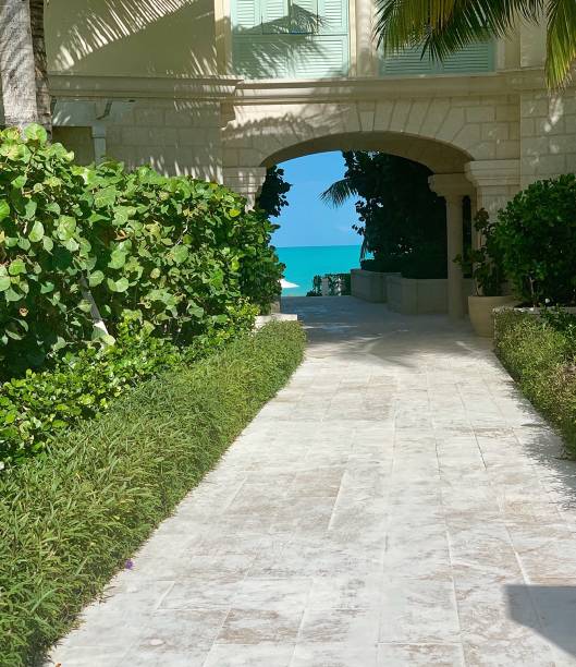 istock Walkway to beach at Turks and Caicos 1163834479
