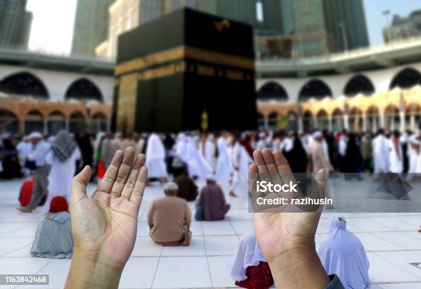 Muslim Of Islam Praying Hands Stock Photo - Download Image Now - Hajj, Umrah, Mecca