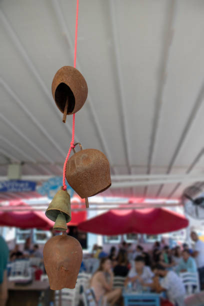 istock Ice cream shop. Warning bell. Get people's attention. 1163850295