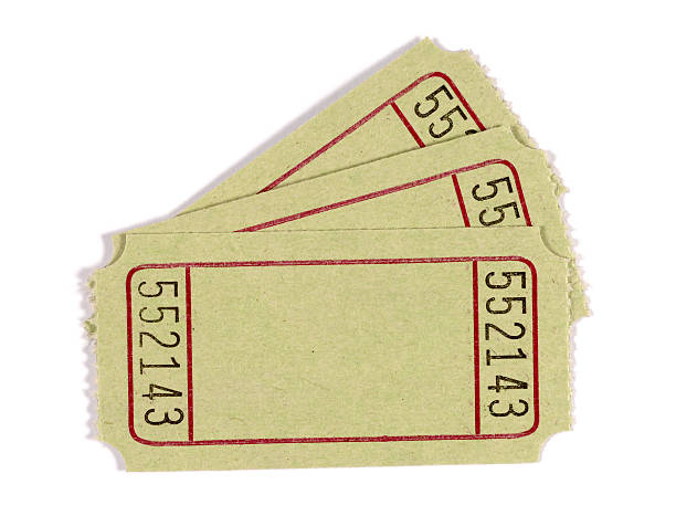 istock Blank admission or raffle tickets 116386177