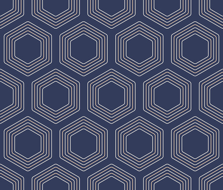 Japanese Turtle Shell Seamless Pattern