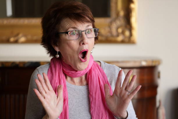 istock Woman getting a shock at home 1163864204