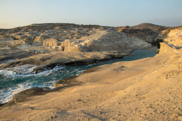 istock coastline in Sarakiniko beach, Milos 1163868622