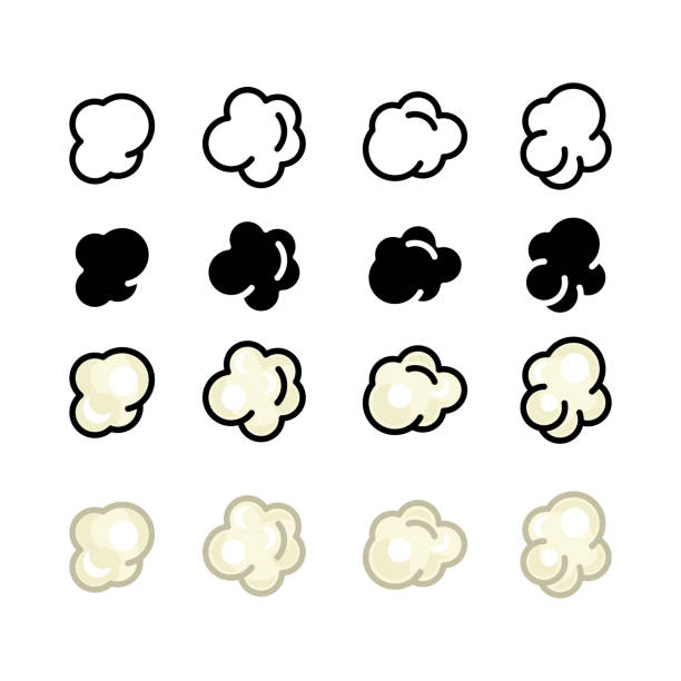 Popcorn icon, vector line illustration vector illustration popcorn stock illustrations