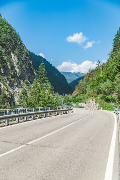 istock view of the speed road mountains on background 1163870842