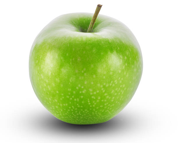 manzana verde - apple granny smith apple green leaf fotografías e imágenes de stock