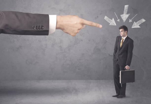 istock Amateur businessman under pressure 1163883073