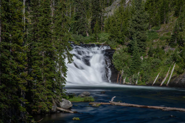 istock Lewis Falls before Lewis Canyon in Yellowstone 1163883904