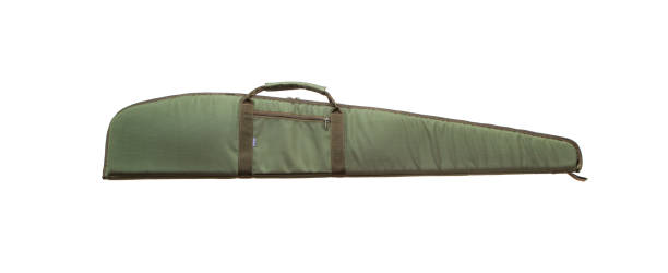 istock Green soft case for guns isolated for white background 1163883929