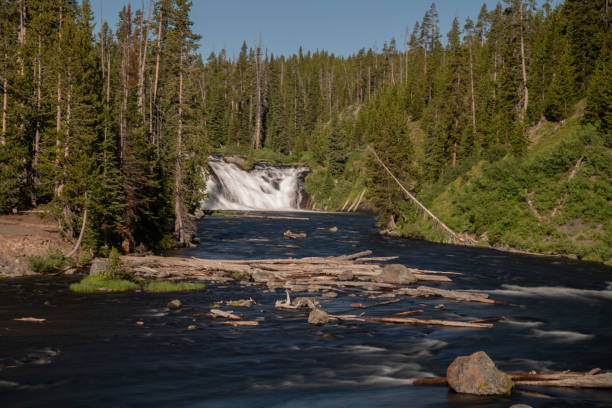 istock Lewis Falls before Lewis Canyon in Yellowstone 1163884838