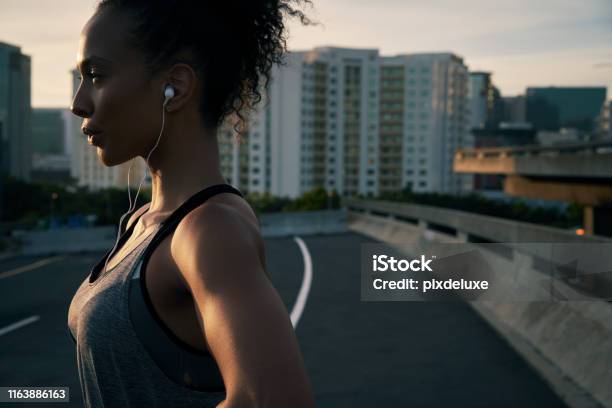 Train Like A Beast Stock Photo - Download Image Now - Running, Women, One Woman Only