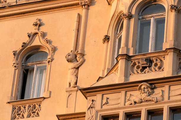 istock Prague old buildings view panorama 1163887082
