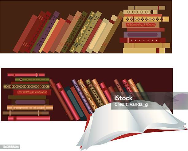 Books Stock Illustration - Download Image Now - Ancient, Book, Bookshelf