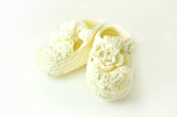 istock Knitting Shoes for Baby 1163888866