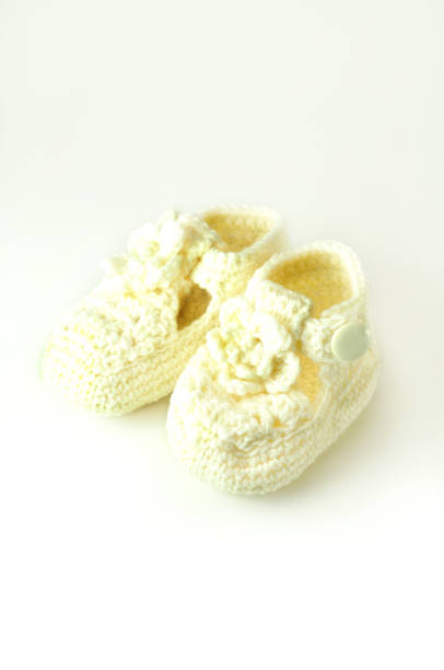 istock Knitting Shoes for Baby 1163889727
