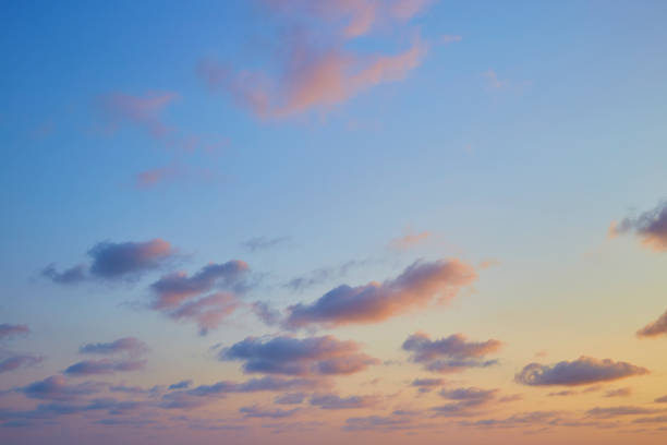 istock Colorful tropical sunset cloud on the sky 1163892755