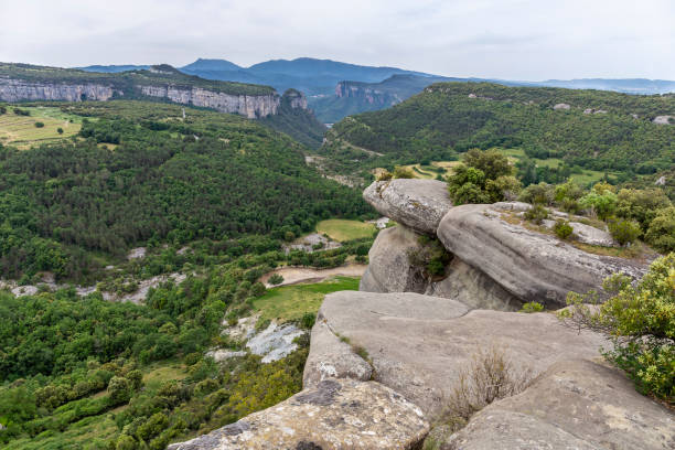 istock View of the Corbera Rocks. 1163894448
