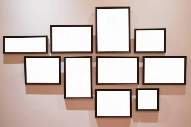 istock Decorative vintage gold frames or photo frame elegant isolated on white background 1163895272