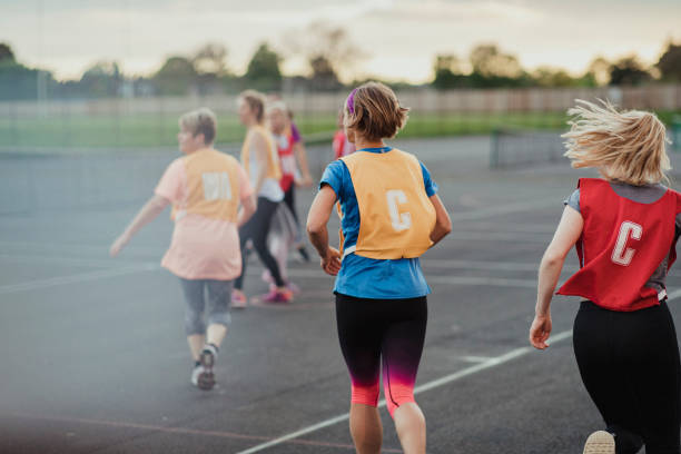 istock Playing A Game Of Netball 1163901940
