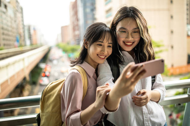 istock Selfie on their way to the university 1163903711