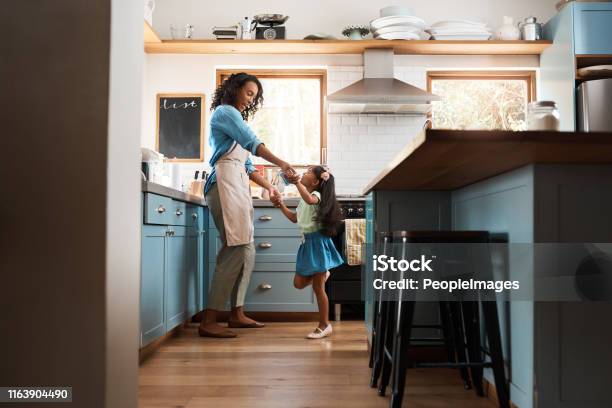 The Kitchen Is Our Happy Place Stock Photo - Download Image Now - Family, Kitchen, Domestic Life