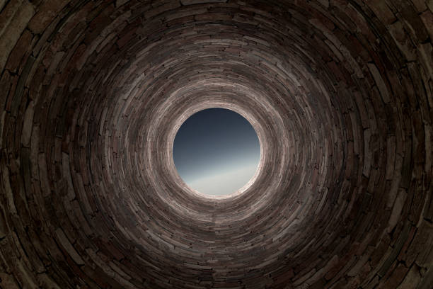 istock 3d rendering of a brick tunnel 1163907752