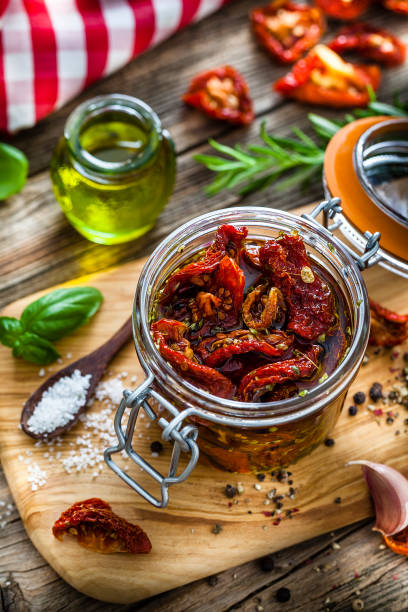 istock Sun dried tomatoes in olive oil 1163911952